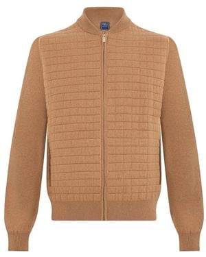 Fedeli Ritsluiting Vest - Bruin
