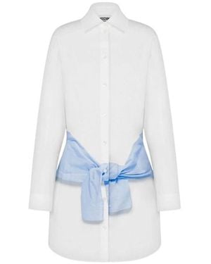 Moschino Shirt Dresses - White