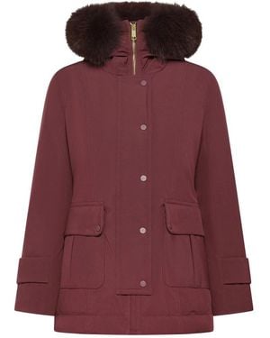Peuterey Cassat Pelzparka - Rot