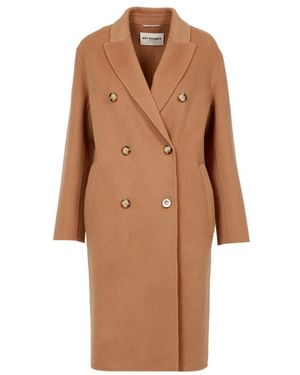 Roy Rogers Double-Breasted Coats - Marrone