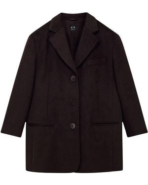 ARMANI EXCHANGE Jassen ,Bruin ,Wol Xw 003139 Af 26076 Jas - Zwart
