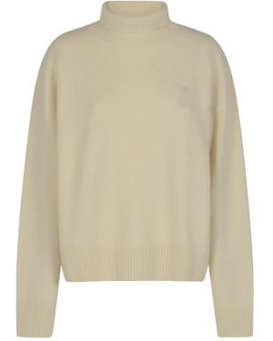 Ami Paris Sweater Met Uks821 Matis - Naturel