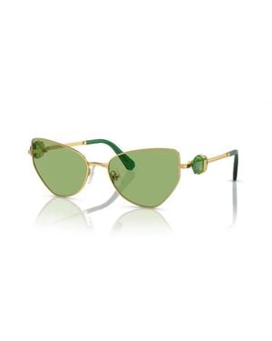 Swarovski Frühling/Sommer Damen Acetat Sonnenbrille - Grün