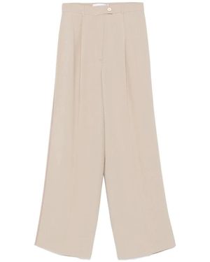 DE SANTIS Wide Trousers - Natural