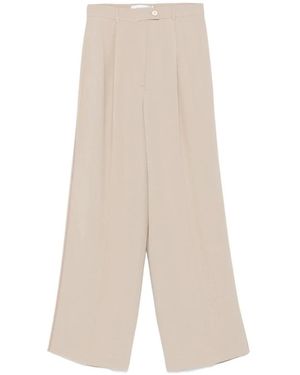 DE SANTIS Wide Trousers - Natural
