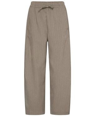 Ichi Wide Trousers - Gris