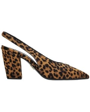 Prada Schoenen ,Veelkleurig ,Décolleté - Bruin