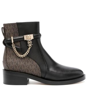 MICHAEL Michael Kors Hamilton Flat Bootie - Black