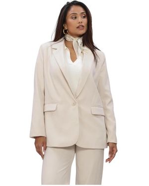 Ydence Jassen ,Polyester Maisie Blazer - Naturel