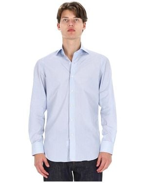 Finamore 1925 Formal Shirts - Blue