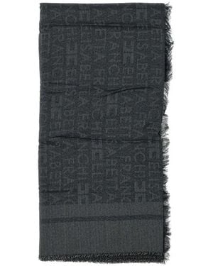 Elisabetta Franchi Winter Scarves - Grijs