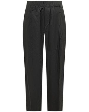 A PAPER KID Straight Trousers - Black