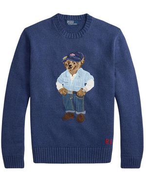 Ralph Lauren Round-Neck Knitwear - Blue