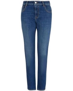 Emporio Armani Cropped Jeans - Blue