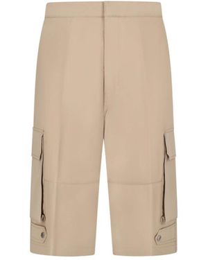 Ami Paris Long Shorts - Natural