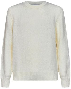D4.0 Round-Neck Knitwear - Blanco