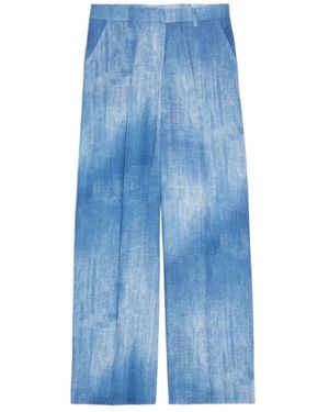Ermanno Scervino Wide Trousers - Blue