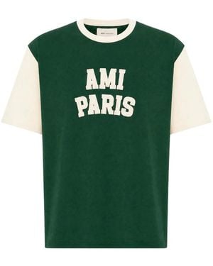 Ami Paris T-Shirts - Verde