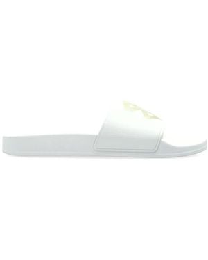 Balenciaga Rubber Slides 'Pool' - Weiß