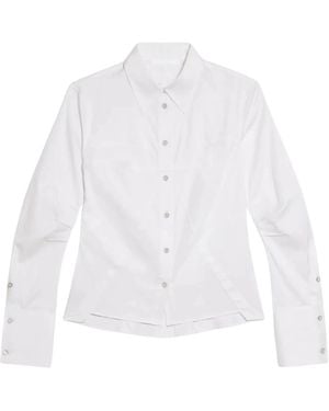 Helmut Lang Bustier Shirt - Wit