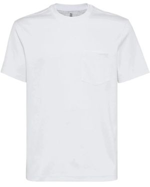 Brunello Cucinelli T-Shirts - White