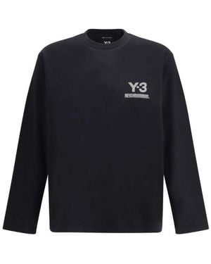 Y-3 Long Sleeve Tops - Blauw
