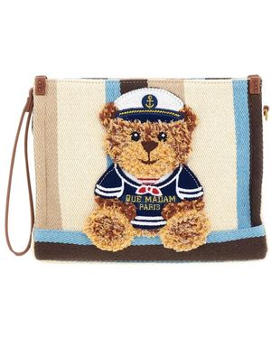 Rue Madam Marvin Clutch Zomer - Blauw