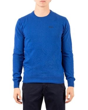 La Martina Round-Neck Knitwear - Blu