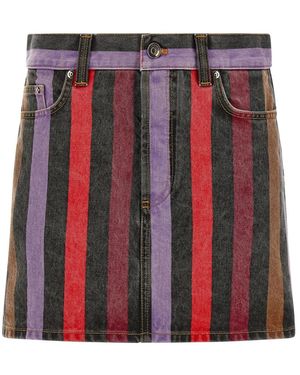 Versace Denim Skirts - Red
