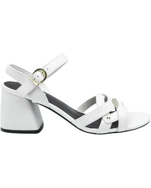 Jeannot High Heel Sandals - Blanco