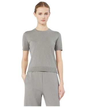 Max Mara Round-Neck Knitwear - Grey