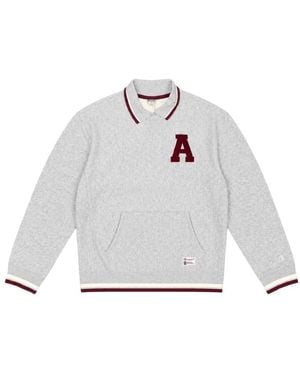 Champion Hoodies & Sweatvesten ,Grijs ,Zip-Throughs - Wit