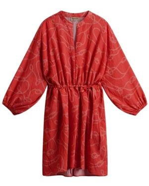 Woolrich Short Dresses - Rojo