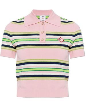 CASABLANCA Polo Shirts - Green