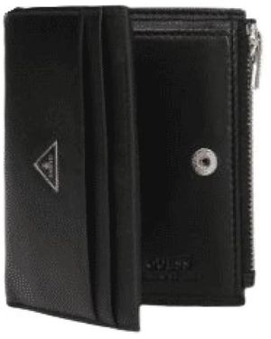 Guess Milano Saffiano Geldbörse - Schwarz