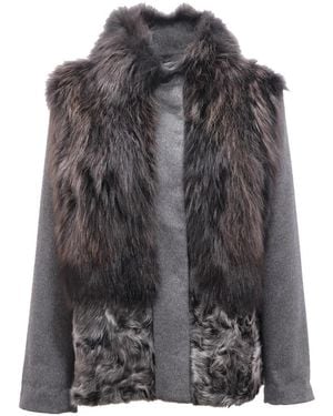 Bully Faux Fur & Shearling Jackets - Grey