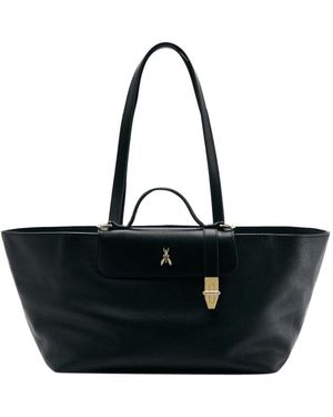 Patrizia Pepe Leren Handtas - Zwart