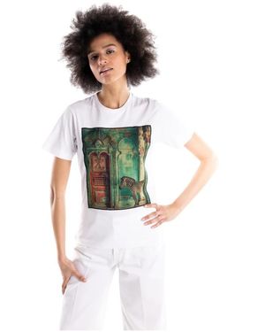 Bastille Tops ,Wit ,Katoen T-Shirts
