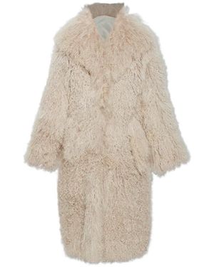Ami Paris Faux Fur & Shearling Jackets - Neutro