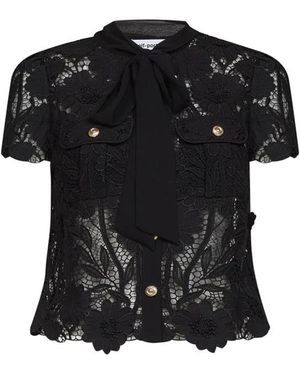 Self-Portrait Blouses - Negro