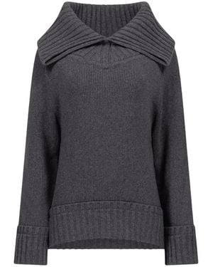 Victoria Beckham Round-Neck Knitwear - Noir