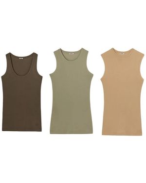 Jil Sander Sleeveless Tops - Verde