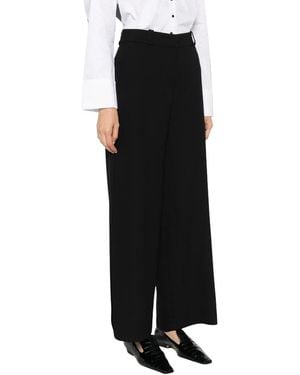 Giorgio Armani Wijde Broek - Zwart