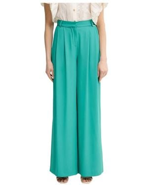 Fracomina Wide Trousers - Vert