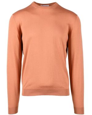 FILIPPO DE LAURENTIIS Round-Neck Knitwear - Orange
