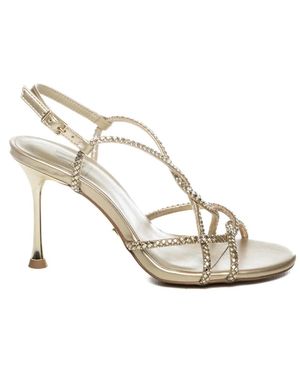 Albano High Heel Sandals - Metallic