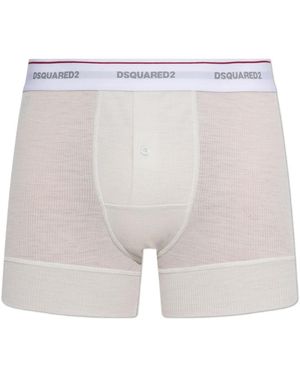 DSquared² Ondergoed ,Wol Wool Boxer Briefs With Logo