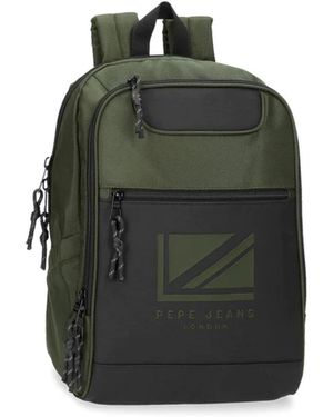 Pepe Jeans Tassen ,Veelkleurig ,Viaggio Backpack - Groen