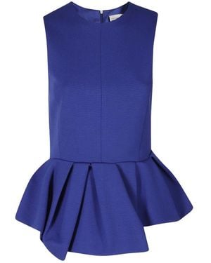 Semicouture Sleeveless Tops - Azul