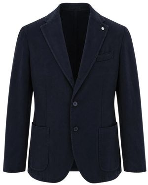 Lubiam Einknopf-Sakko - Blau